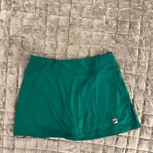Fila Dark Green Tennis Skirt, size S